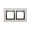 Nature-Metal INOX YANG Marco doble IP20/IP44