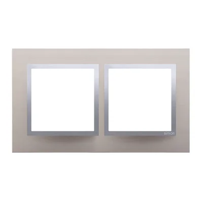 Nature-Metal Marco doble SATINADO BRILLO IP20/IP44