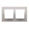 Nature-Metal SATIN GLOW 2-fold frame IP20/IP44