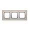 Nature-Metal SATIN GLOW 3-fold frame IP20/IP44