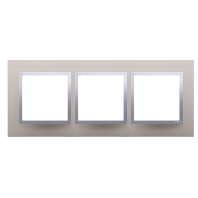 Nature-Metal SATIN GLOW 3-fold frame IP20/IP44