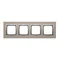 Nature-Metal SATIN GLOW 4-fold frame IP20/IP44