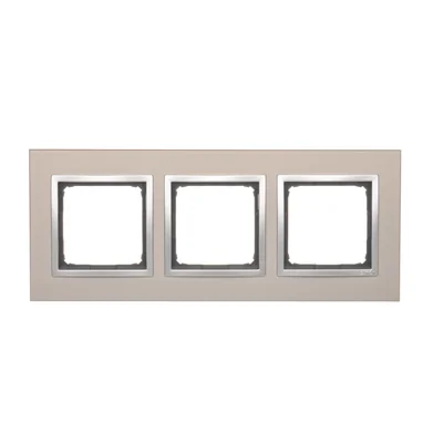 Nature-Metal SATIN GLOW cadre triple IP20/IP44