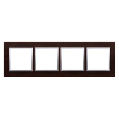 Nature-Wood 4násobný rám SILVER WENGE IP20/IP44