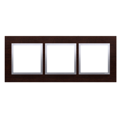 Nature-Wood Marco triple PLATA WENGE IP20/IP44