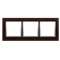 Nature-Wood Marco triple PLATA WENGE IP20/IP44