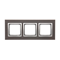 Nature-Wood Marco triple PLATA WENGE IP20/IP44