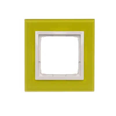 Naturglas 1-fach Rahmen LIME SORBET IP20/IP44