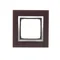 Naturglas 1-fach Rahmen TEMPTING PLUM IP20/IP44