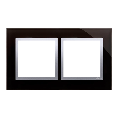 Naturglas 2-fach Rahmen MOON LAVA IP20/IP44