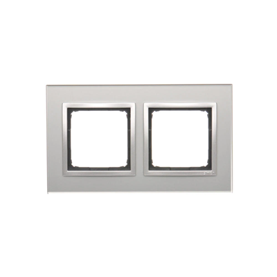 Naturglas-Doppelrahmen SILVER MIST IP20/IP44