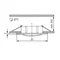 NAVI CTX-DT10 CHROM ceiling spotlight
