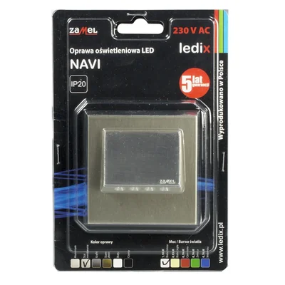 NAVI LED svítidlo 230V AC p/t WW ocel