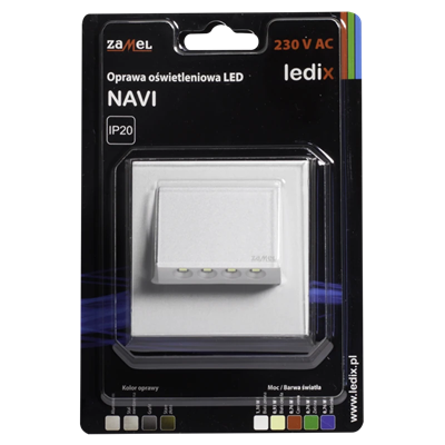 NAVI Oprawa LED 230V AC p/t WW aluminium