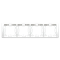 NEOS 4-fold frame - universal horizontal and vertical, white