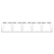 NEOS 5-fold frame - universal horizontal and vertical, white