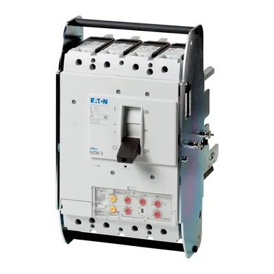 Netzschalter, 4-polig, 630A, 50kA, System-, Kabel-, Selektiv- und Generatorschutz, Erdschlussschutz, feste Montage, steckbar