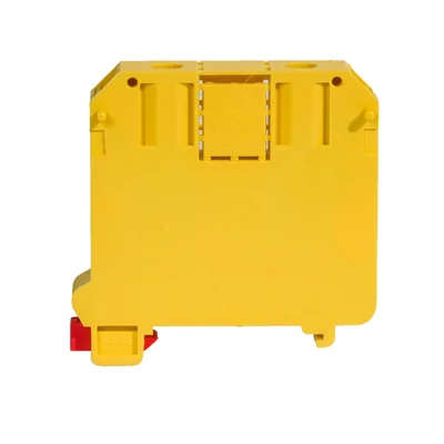 NEU Schienenverbinder mit Gewinde 16,0mm² TS-35 1-gleisig gelb 40St.