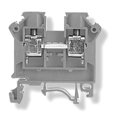 NEW Threaded rail terminal block series 10.0mm² TS-32.35 1 track gray