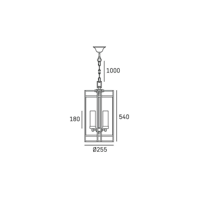 NEW YORK Pendant lamp E14 IP20 chrome