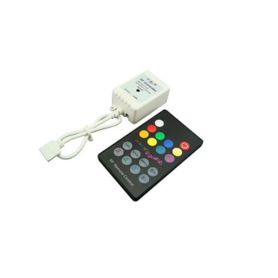 NEXTEC CONTROLADOR DE AUDIO (RF) 18 TECLAS Controlador 6A para tiras LED RGB