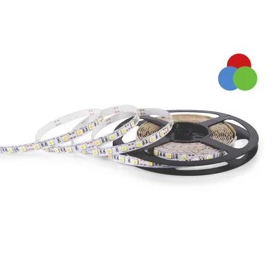NEXTEC LED strip 12V SMD 5050 - 300 LED RGB white base IP20