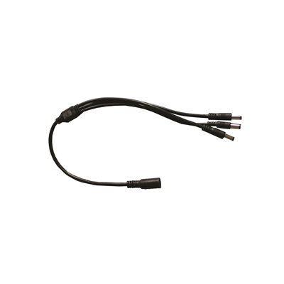 NEXTEC Rozgałęźnik DC 2,1x5,5mm 1x gniazdo 3x wtyk kabel 30cm