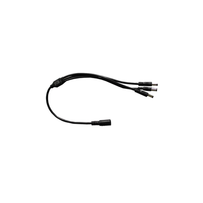 NEXTEC Rozgałęźnik DC 2,1x5,5mm 1x gniazdo 3x wtyk kabel 30cm