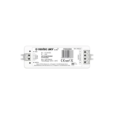 NEXTEC SKY CONTROLLER RGB Digital + RGBW Digital / 5-24V / 8A / 1024px / 1xSPI