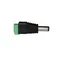 NEXTEC Wtyk DC 2,1 x 5,5 mm z zaciskami taśma jednokolorowa