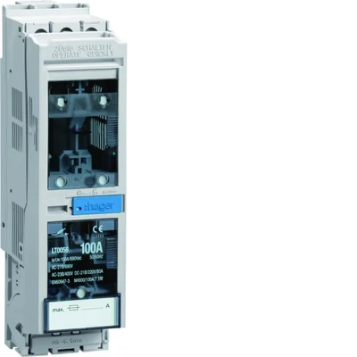 NH disconnector - size 000 3x100A mounted on 60mm busbars