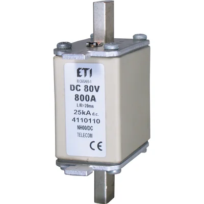NH00 160A/80V DC Pojistková vložka NH - DC aplikace