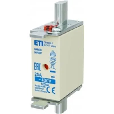 NH000 gG 25A/400V fusibile NH - lento / KOMBI