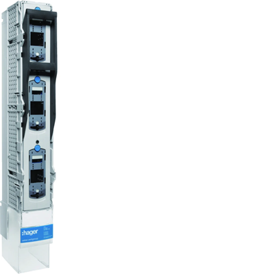 NH1 250A Streifen-Lasttrennschalter, Abstand 185 mm, M12-Klemme, 3-polig