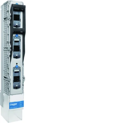 NH1 250A Strip switch disconnector, spacing 185mm, M12 terminal, 3-pole