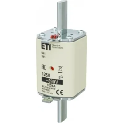 NH1 gG 125A/690V NH fuse link - slow / KOMBI
