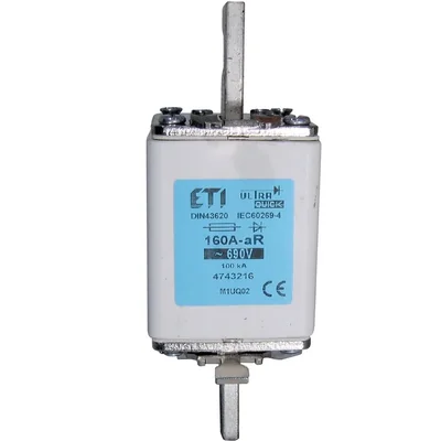 NH1 UQ02 aR 125A/690V NH fuse link - ultra-fast