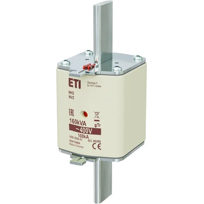 NH2 gTr 231A/400V/160kVA Enlace fusible NH - transformador
