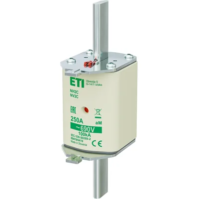 NH2C aM 250A/690V NH fuse link - motor / KOMBI