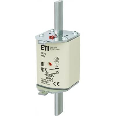 NH2C gG 63A/500V NH fuse link - slow / KOMBI