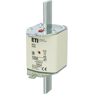 NH3C gG 125A/500V fusibile NH - lento / KOMBI