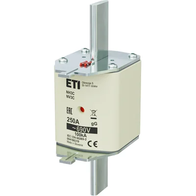 NH3C gG 250A/690V fusibile NH - lento / KOMBI