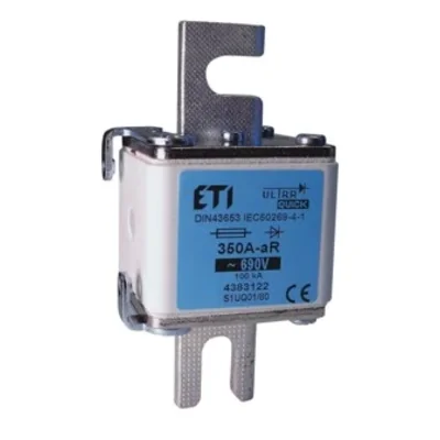 NHS1/80/M UQ01 aR 200A/690V NH Fusible Link - ultrarrápido / Terminales de tornillo S