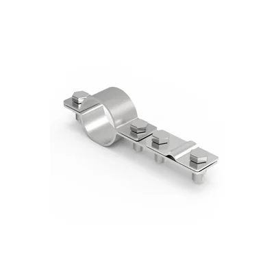 [NI V2A] Abrazadera de puesta a tierra para mástil de protección contra rayos