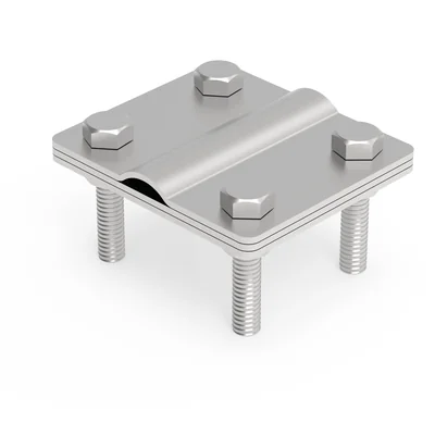 [NI V2A] Connecteur de branchement universel 80x70 mm ; fi16/lit