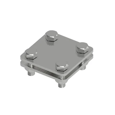 [NI V2A] Connecteur universel ruban/ruban 60x60 mm