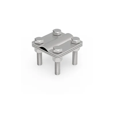 [NI V2A] Universeller Abzweigverbinder für Stange 57x57mm; fi16/bed 30