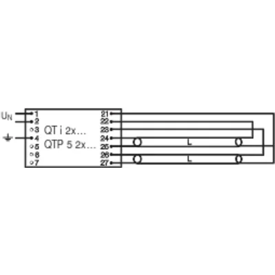 Nicht integrierte lineare Leuchtstofflampe Lumilux FQ 24W G5 230V 1600lm CW