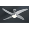 Nickel ceiling lamp with fan