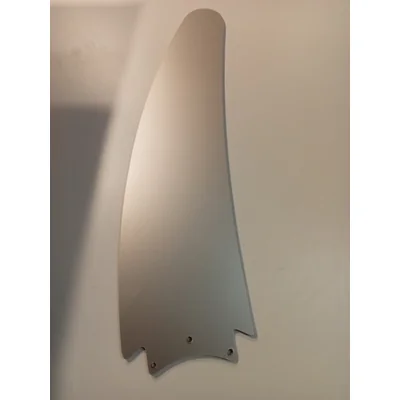 Nickel ceiling lamp with fan